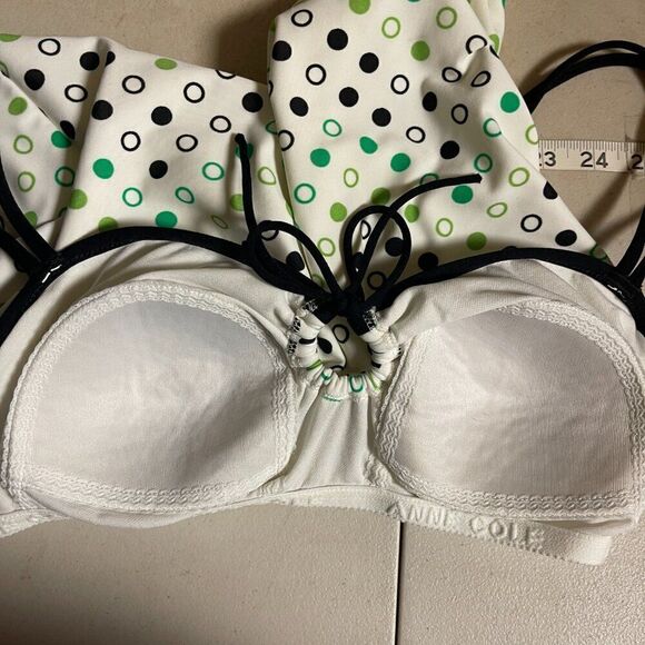 Anne Cole Tankini Swimsuit Top Polka Dot 8 - Picture 9 of 9